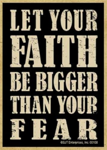 SJT-ENTERPRISES-INC-Let-Your-Faith-Be-Bigger-Than-Your-Fear-Wood-Fridge-Kitchen-Magnet-Primitive-Design-Made-in-USA-Measures-25-x-35-SJT00108 SJT ENTERPRISES INC Let Your Faith Be Bigger Than Your Fear Wood Fridge Kitchen Magnet Primitive Design Made in USA Measures 25 x 35 SJT00108