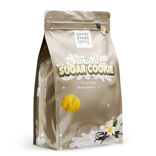 Vanilla Sugar Cookie Medium Roast Flavored Whole Bean Coffee Brand