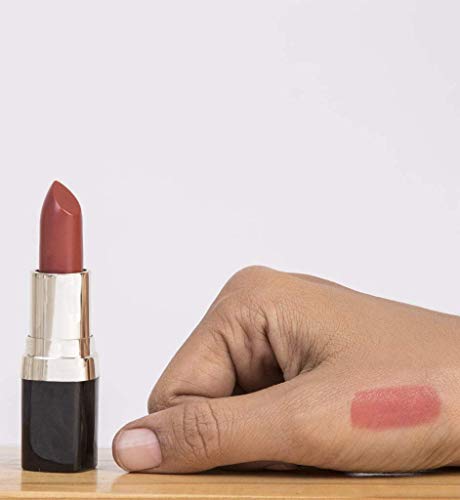 Image of Barva 100% Natural & Moisturising Lipsticks made using Clarified Butter, Kokum butter and Mineral Colours, 4.3g (Rose Damask 225)