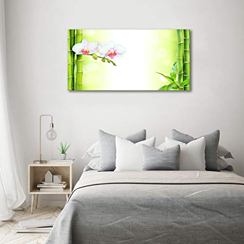 Tableau plexiglas incassable 140x70 tableau vert orchidée - 4