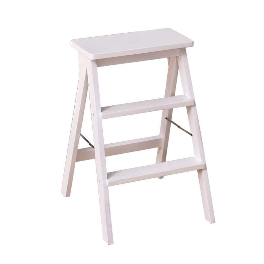Taburete de escalera plegable para alcanzar muebles altos de cocina 1