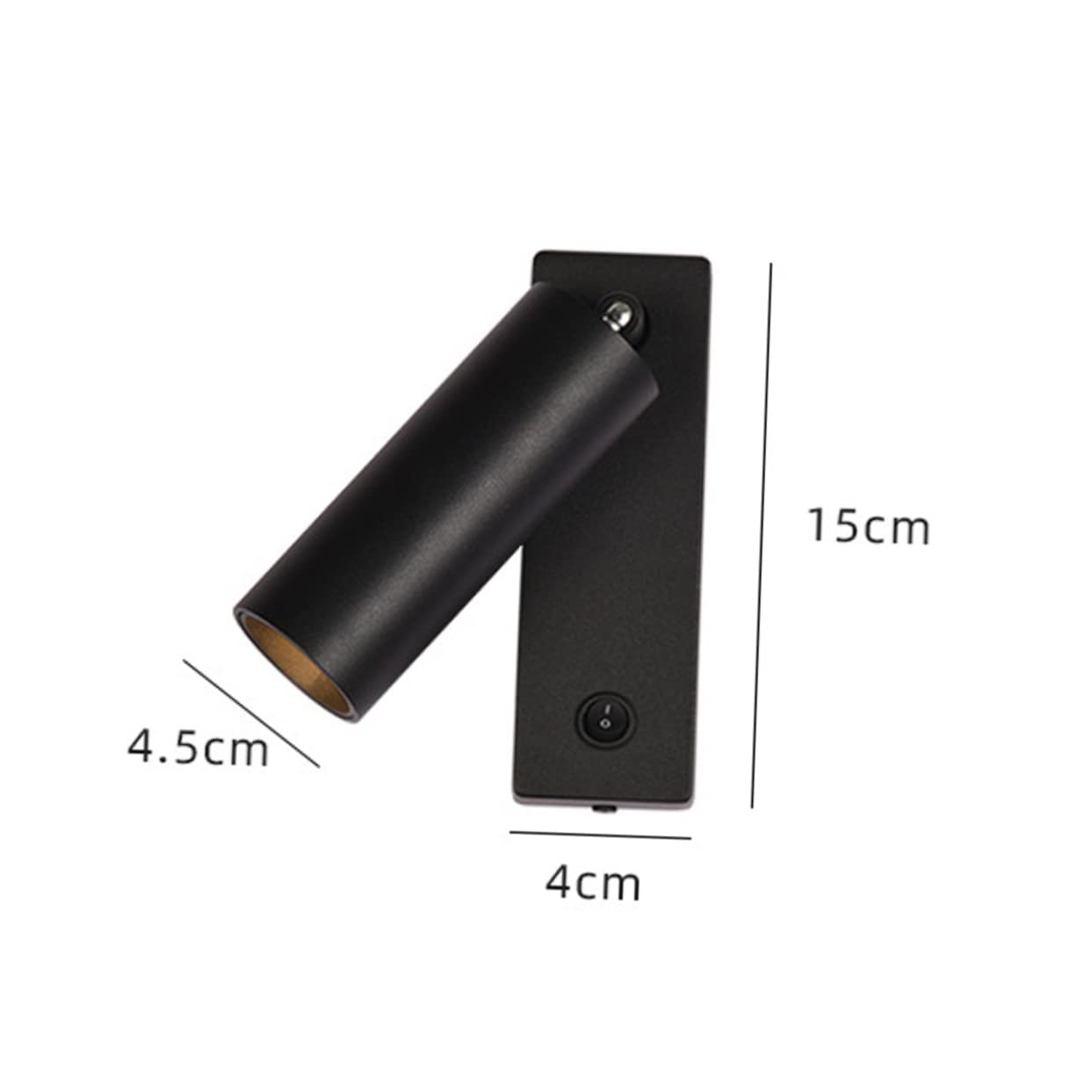 Luz De Lectura Led Para Cabecera Lámpara De Lectura De Pared Giratoria Lámpara De Foco Para Mesita De Noche Dormitorio