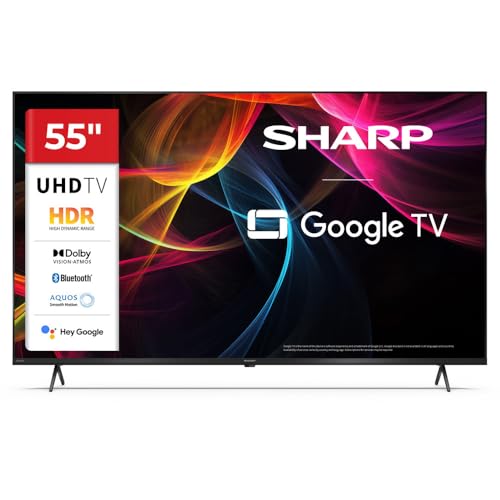SHARP 55HL4265E - 55 Zoll 4K Ultra HD LED Google TVâ„¢ mit Dolby Atmos