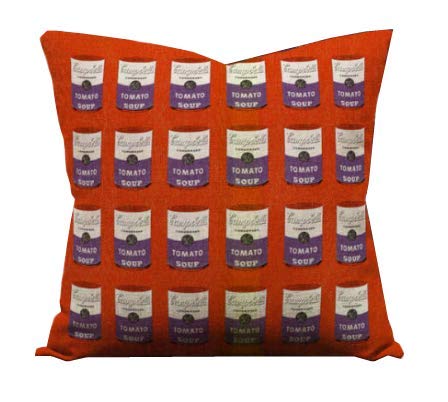 Campbell Red - POP ART CUSHION COVER