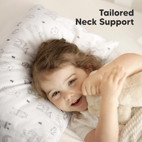 Keababies Toddler Pillow With Pillowcase, Jumbo 14X20 - Soft Organic Cotton Toddler Pillows thumb #4
