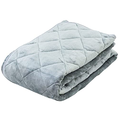 昭和西川 毛布 敷きパッド シングル 洗える 無地 グレー フランネル 四隅ゴム付き 敷き毛布 100×205cm あったか