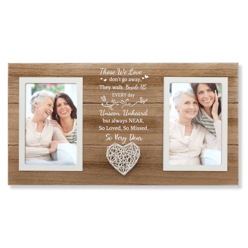 SOUHONEY Memorial Gifts for Loss of Loved One Wooden 4x6 Pictures Frame