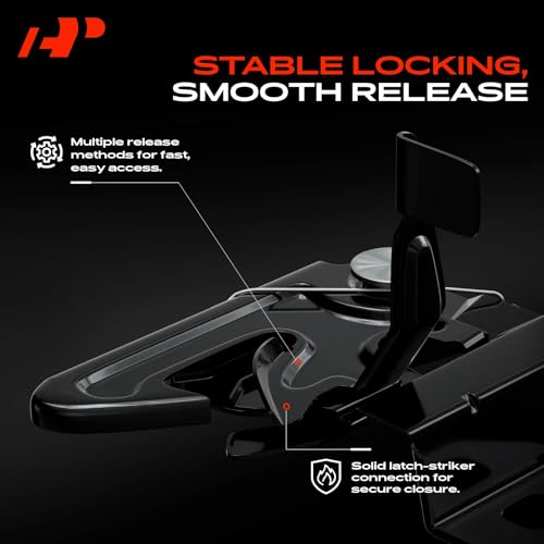 Image of A-Premium Hood Latch Lock Compatible with Jeep | for Jeep Cherokee 2014-2022 Front Hood Lock Engine Bonnet Latch Assembly for Model Without Remote Start