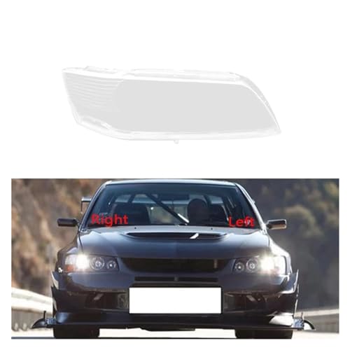 Couvercle de lentille de phare droit transparent Mitsubishi Lancer Evolution 2005