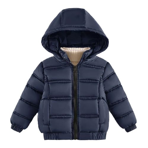 Kids Padded Coat Child Winter Thick Jacket Hooded Warm Cotton Jacket