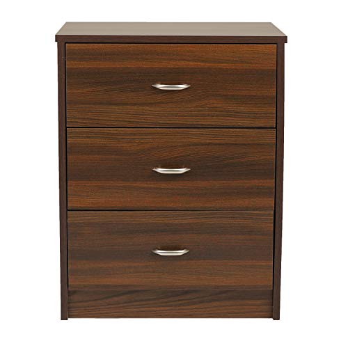 Image of Nilkamal Torrie Night Stand | 1 Year Warranty | Classic Walnut