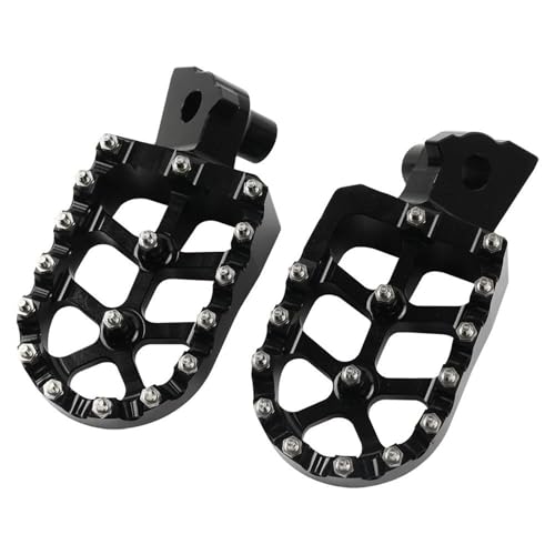Motorrad-Fußrasten Für HUSQVARNA TC 65 85 125 FC TE FE TX FS 250 300 350 450 501 Pedale Fußrasten Zubehör(Black)