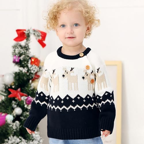 Boys And Girls Fall And Winter Christmas Knitted Sweater Kid Sweatshirt Girl2