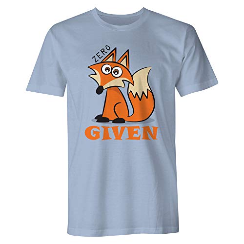 T-shirt homme confortable Zero Fox Given bleu clair taille S