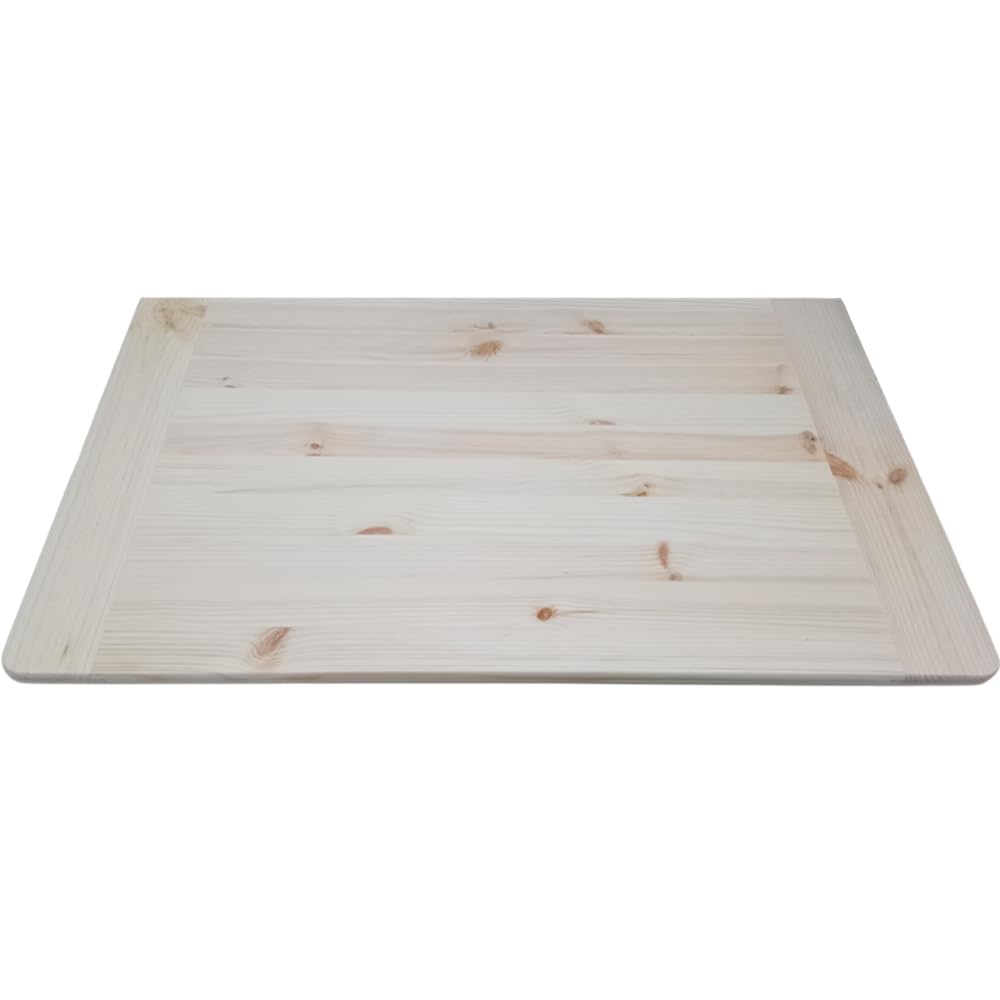 Tavolo da lavoro impasti pasta pane pizza dolci spianatoia in legno di pino massiccio tagliere spianatoia casa cucina omaggio mattarello e spatola pulizia (GRANDE)