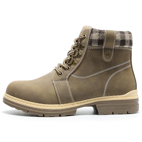 COTTIMO Womens Hiking Snow Winter Boots- Ladies Casual Outdoor Lightweight Ankle Boots Work Backpacking Lace up Fur Lined Walking Trekking Shoes2