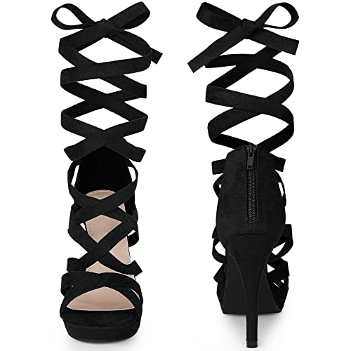 Perphy Strappy Platform Lace Up Stiletto Heels Sandals for Women2