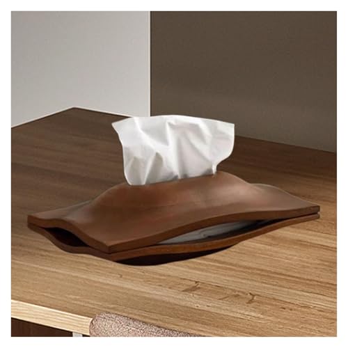 Boîte à mouchoirs en bois design minimaliste pour deco salon et bureau élégant