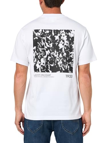 Lacoste Mens Classic Fit Elevated Tennis Graphic T-Shirt2