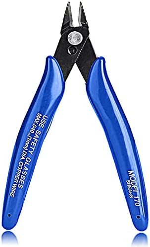 170 Wire Cutters Flush Cutter Pliers Set, Dikes Wire Cutter for Crafts Making, Micro Side Cutters for Plastic Models, Diagonal Cutters Nippers for Jewelry Floral Zip Ties Plastic Wire Snips
