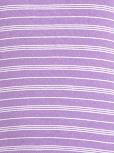 Image of Jockey 1360 Women's Super Combed Cotton Elastane Stretch Slim Fit Striped Round Neck Three Quarter Sleeve T-Shirt