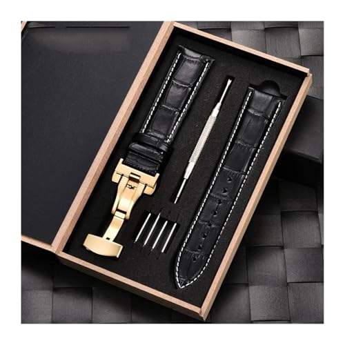 Bracelet montre 20mm en cuir de vachette véritable élégant et souple - 4