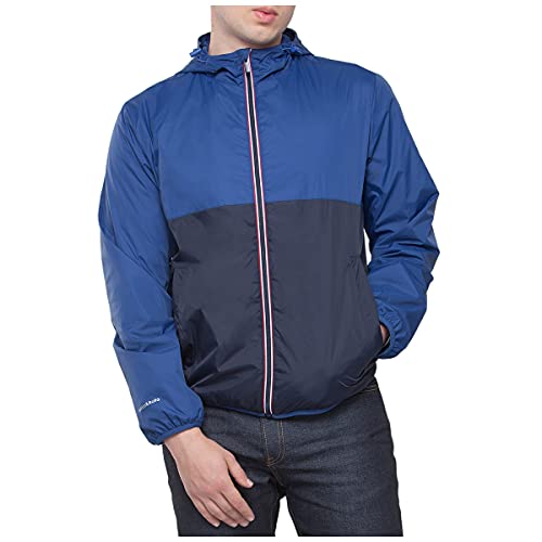Rokka&Rolla Men's Lightweight Packable Windbreaker Water-Resistant Weatherproof Jacket3