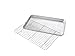 USA Pan Jelly Roll Baking Pan and Bakeable Cooling Rack, Nonstick Commercial Quality