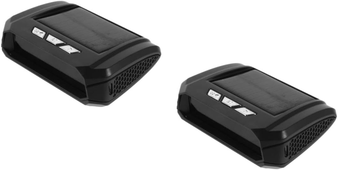 STOBAZA Solar Powered Digital Clock for Car Multifunctional Dashboard Display with Date Temperature Easy Installation for Vehicle Monitoring