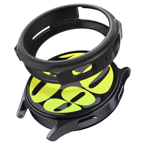 Spigen Liquid Air Designed for Samsung Galaxy Watch 7 44mm Case Flexible Lightweight TPU Cover (2024) - Matte Black