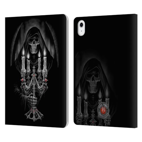Carcasa de cuero tipo libro iPad Air 2022 Anne Stokes Candelabro 1