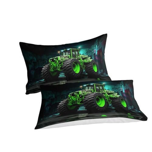 Housse de couette moissonneuse facile à nettoyer avec fermeture éclair 3D - 5