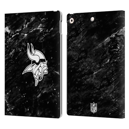 Étui portefeuille iPad 10.2 anti-rayure NFL Vikings marbre