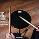 Meinl Cymbals Marshmallow Übungspad 12 Zoll (30,48cm) leises Drum Practice Pad, mittlerer Rebound, montierbar auf Becken Ständer und Stativ – Schwarz – Schlagzeug und Percussion Zubehör (MMP12BK)