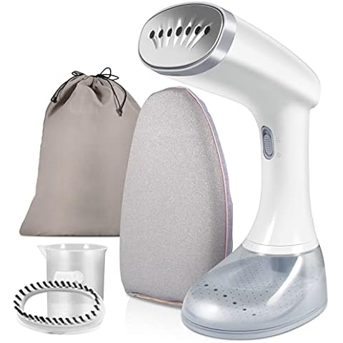 JulyPanny 30S Fast Heat-up Remove Wrinkles Steamer Clothes 1350W Handheld Clothes Steamers Home Curtains Clothes Garment Steamers 380ML Detachable Water Tank Heat Insulation Gloves Cover