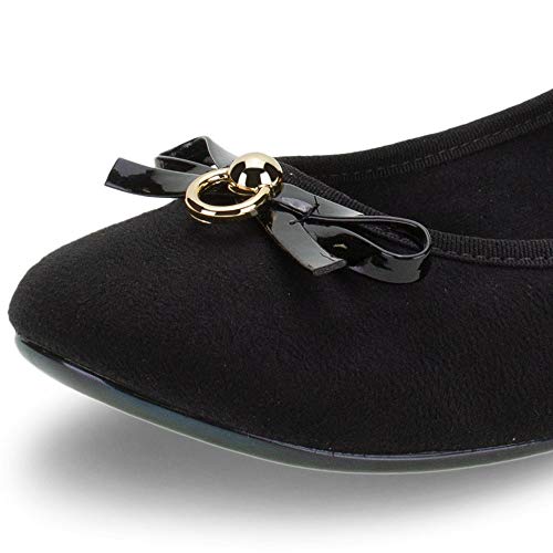 Sapatilha feminina moleca camurça flex (38)