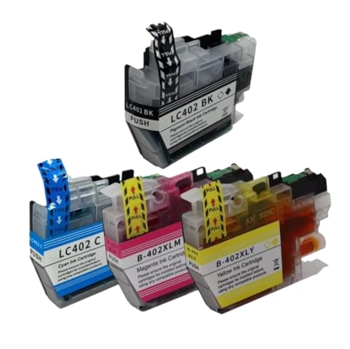 Cartouche d'encre LC402XL noire et couleur compatible avec imprimante MFC-J6740 J5340