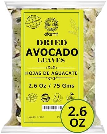 Dried Avocado Leaves- 2.6oz, 100% Natural Avocado Leaves, Leaf Tea, Hojas De Aguacate Secas, Caffeine-free, Non-GMO- Akshit
