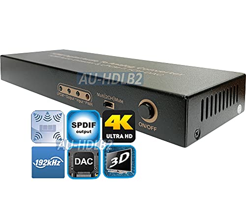 Hdmi Lpcm 7.1 Or Pcm 2Ch To Analog Surround Sound Audio Decoder- 4K Version #TOP3