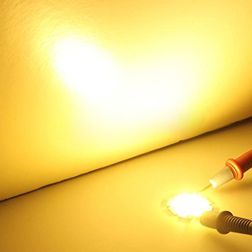 Lizusidtsy 3W COB High Power Super Bright Light Lamp Bead LED Chip Warm White Light