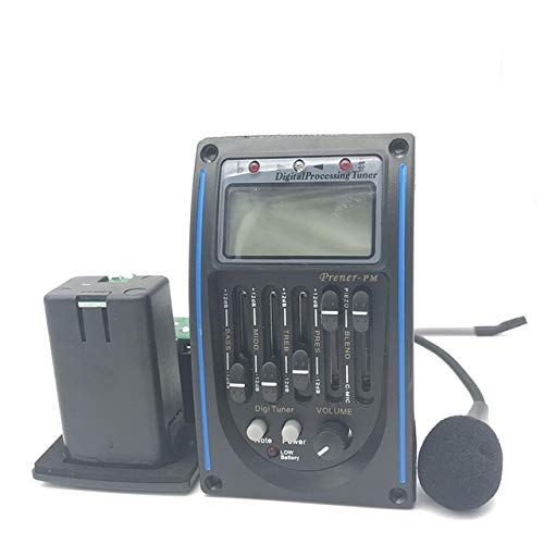 HOMELY LC-5 Preamp main unit, battery compartment, and microphone