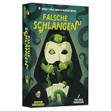 Edition SPIELWIESE Falsche Schlangen, Gesellschaftsspiel, Strategisches Bluffspiel, Spannende Identitätsspiel-Dynamik, Perfekt für Familien- und Spieleabende, Für 3–6 Spieler ab 8 Jahren