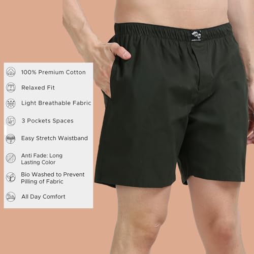 Image of Jack and Jini Cotton Shorts /Boxers for Men