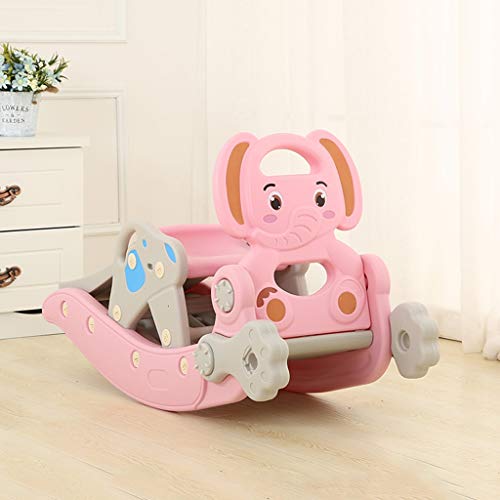 Schaukelpferd QIQIDEDIAN Babysitz der Kinder doppelt verwendbarer Schaukelpferdeschwingenstuhl mit Musik… – Bild 3
