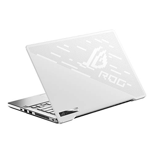 Image of ASUS ROG Zephyrus G14 AMD Ryzen 5 4600HS 14 inches FHD 120Hz, NVIDIA GTX 1650Ti 4GB Graphics, Gaming Laptop (8GB /512GB SSD /Office 2019 /Windows 10 /White /Anime Matrix /1.7 Kg), GA401II-HE127TS