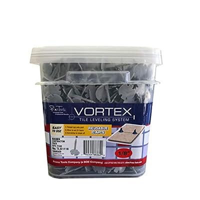 Vortex Tile Leveling System 1/8'' Base - 500 Pieces