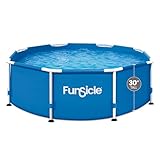 Funsicle Activity 8' x 30' Round Above Ground Swimming Pool...
