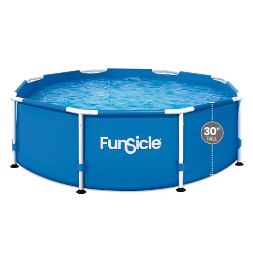Funsicle 8' Round Above Ground Pool with Pump
