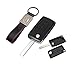 Carcasa Funda Llave Remoto Mando 3 Botones para Citroen C1 C2 C3 C4 C5 (no Battery Place) con Llavero de Cuero KASER