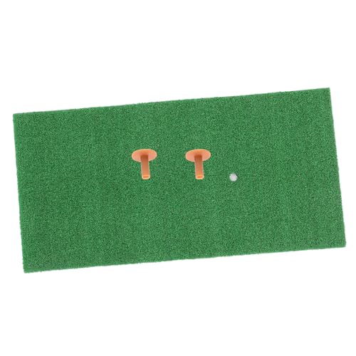 GOOHOCHY Practice Mat for Golf 3pcs Portable Hitting Pad Short Fairway Surface Realistic Turf for All Players